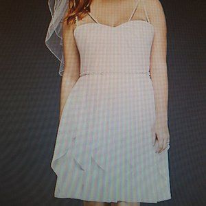 PLUSE SIZE SHORT WEDDING/PARTY/PROM DRESS